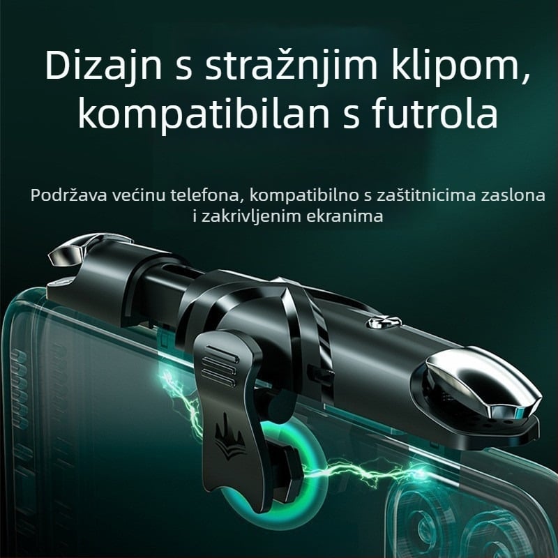 G5 gaming joystick, Type-C sučelje, bežično povezivanje, ABS+metalno kućište, hlađenje, kompatibilan sa pametnim telefonima