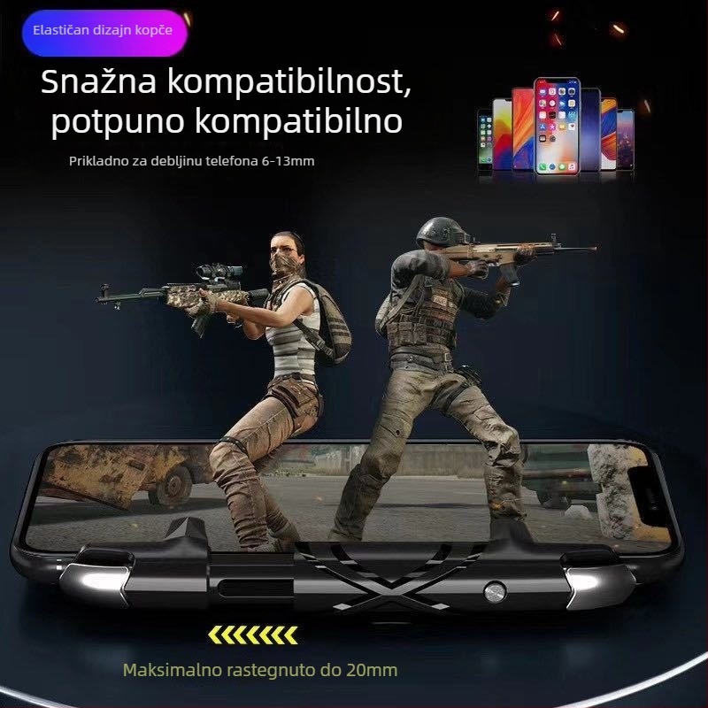 G5 gaming joystick, Type-C sučelje, bežično povezivanje, ABS+metalno kućište, hlađenje, kompatibilan sa pametnim telefonima