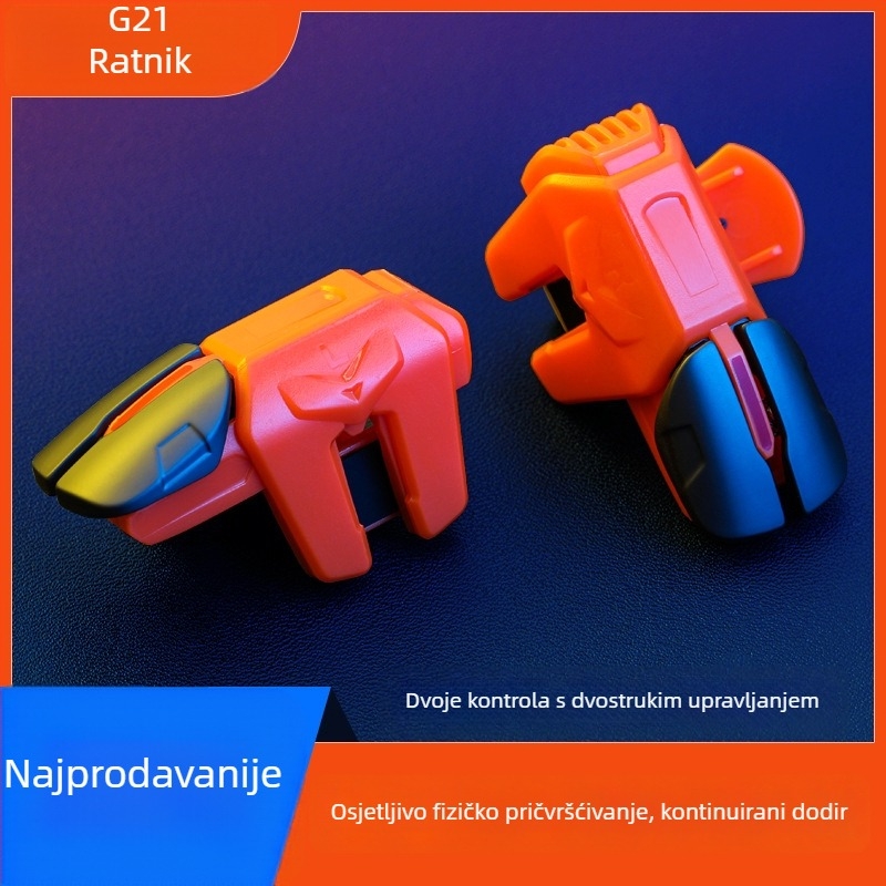 G21 šestoprstni gamepad s mehaničkim tipkama i kontrolom odskoka, bežični