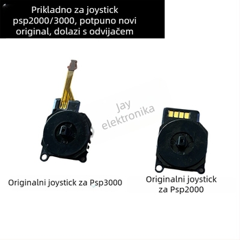 PSP 2000/3000 joystick zamjena - 3D upravljački štap, dio za popravak