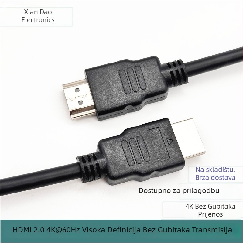 HDMI kabel – 4K60Hz, HDMI 2.0, HDMI-A muški priključak, prijenos zvuka i videa bez gubitaka