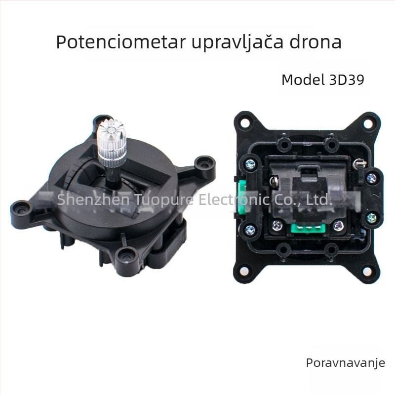 UAV rocker džojstik 3D39, bez vibracija, 19 g, plastično kućište