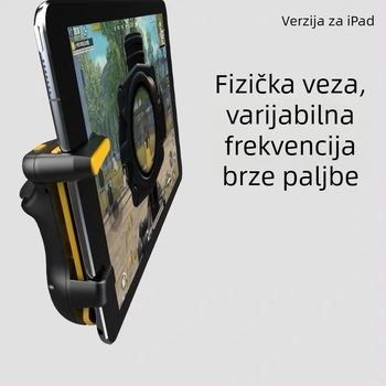 Držač za mobilne igre s dizajnom ravnog kapacitiviteta, dodirni zaslon, ABS kućište, težina 100 g, bez vibracija