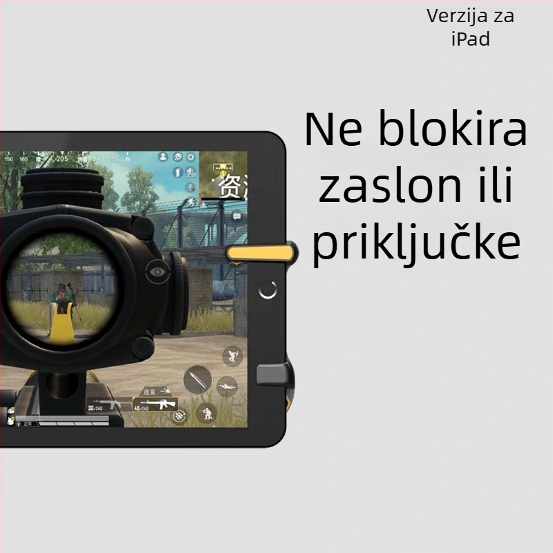 Držač za mobilne igre s dizajnom ravnog kapacitiviteta, dodirni zaslon, ABS kućište, težina 100 g, bez vibracija