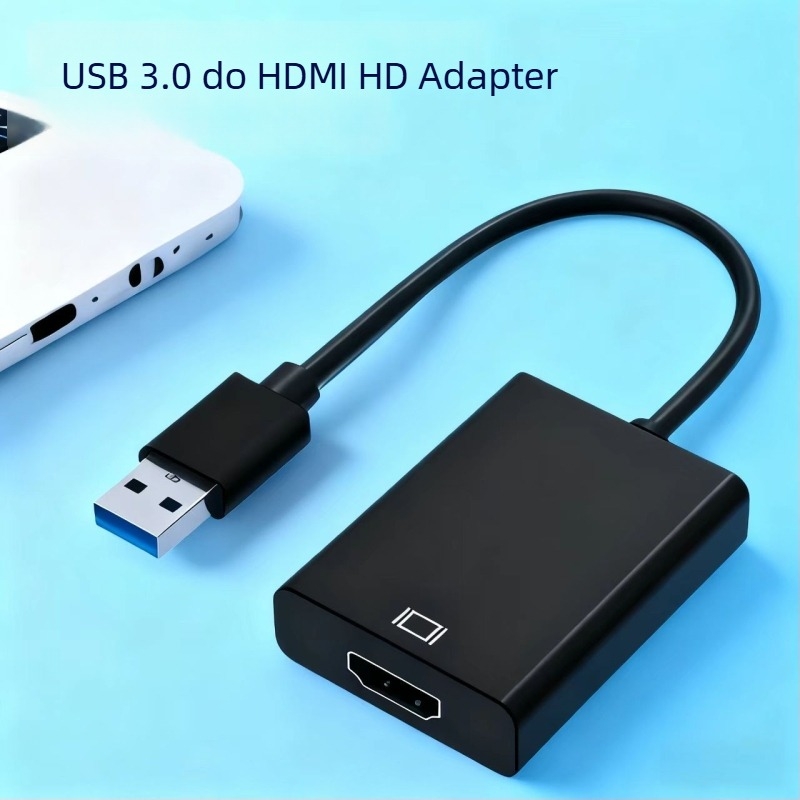 USB 3.0 na HDMI adapter kabel, Model U-hd, 1080p podrška, 9-žilni bakreni vodič, niklani konektori