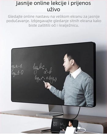 iPhone 14 Lightning na HDMI video adapter kabel, bakreni vod, 12,5 cm, niklirano, za televizor