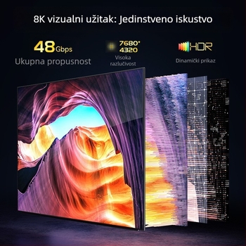 Optički HDMI kabel vlakna verzija 2.1, za PC i projekciju, podržava 8K/4K60Hz