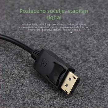 DisplayPort kabel, PC na TV, HD video, 1,8 m