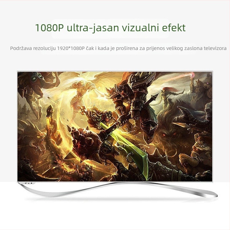 DisplayPort kabel, PC na TV, HD video, 1,8 m