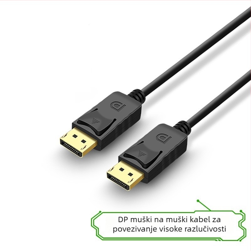 DisplayPort kabel, PC na TV, HD video, 1,8 m