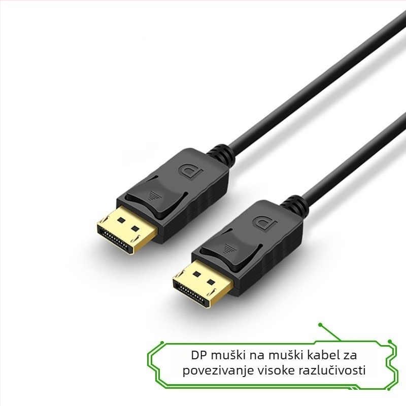 DisplayPort kabel, PC na TV, HD video, 1,8 m