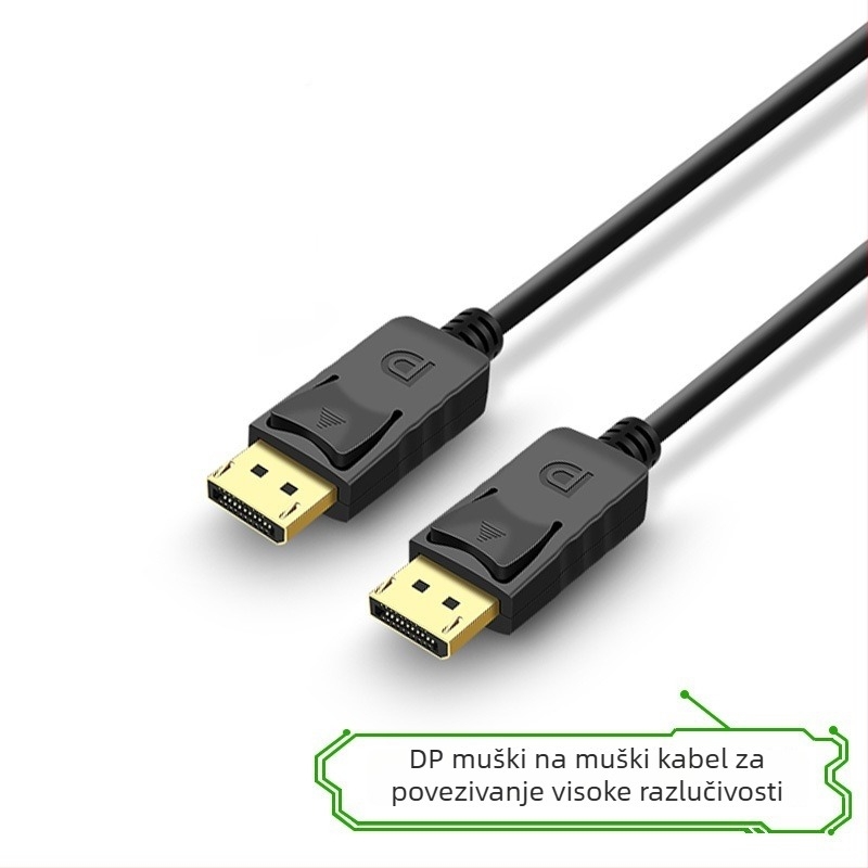 DisplayPort kabel, PC na TV, HD video, 1,8 m