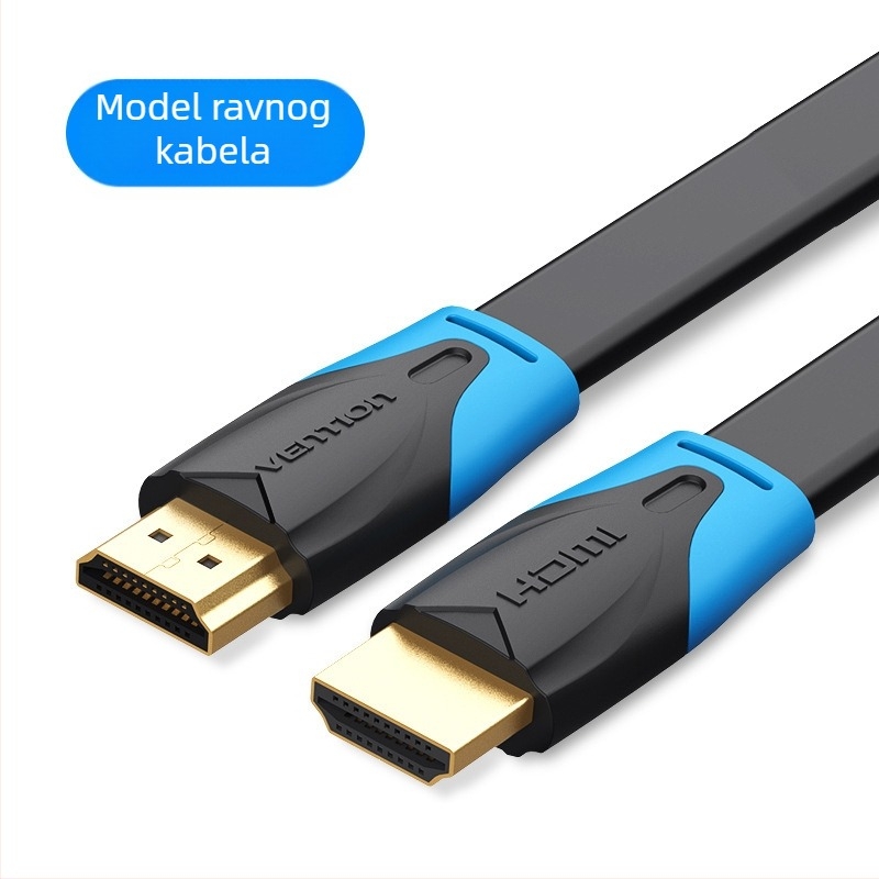 Weixun HDMI plošni kabel 2.0, 4K HDMI produžni kabel za TV, PC i set-top box, duljina 10 m