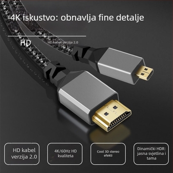Kabel Micro HDMI na HDMI 2.0 za tablete, kamere, monitore i projektore – 4K veza