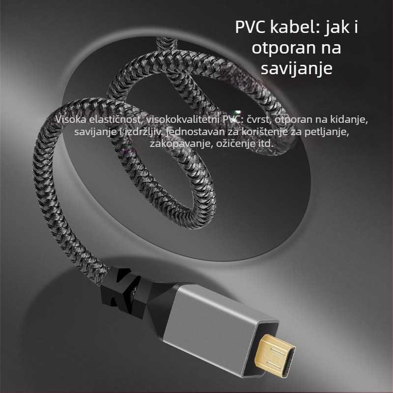 Kabel Micro HDMI na HDMI 2.0 za tablete, kamere, monitore i projektore – 4K veza