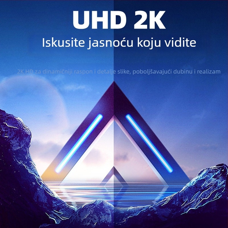 HDTV 1-to-2 splitter adapter s kabelom od legure, HDTV sučelje, adapter-kabel, za digitalne uređaje