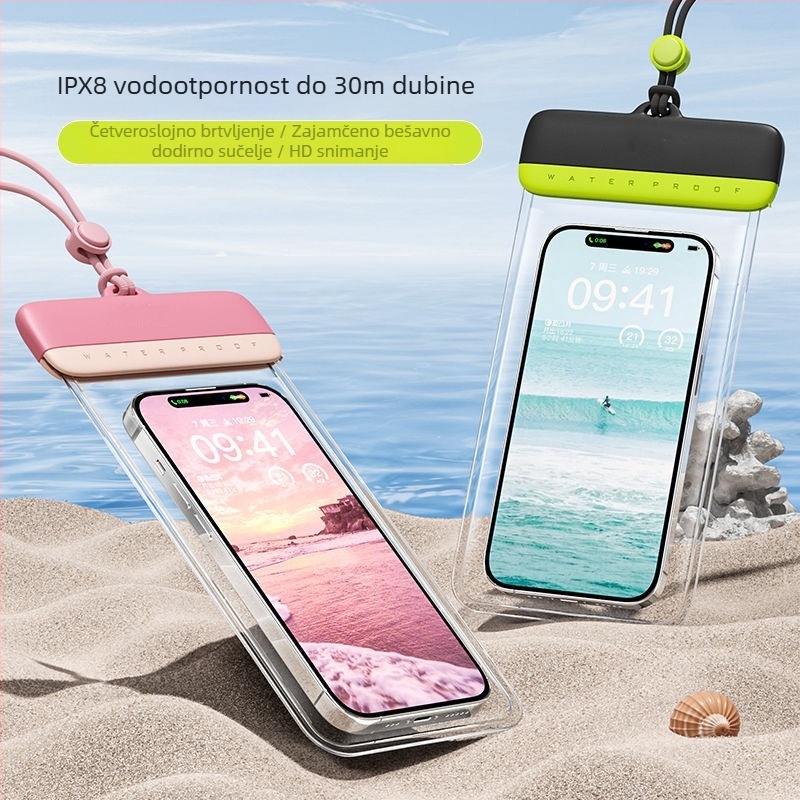 Badigao Vodootporna torbica za telefon oko struka za vodene sportove – ABS materijal, Unisex, pogodno za drift i plivanje