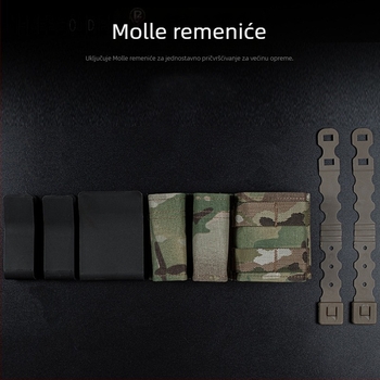 Taktička MOLLE torbica za pojas – Unisex, najlon, vanjski sportovi, proljeće 2022