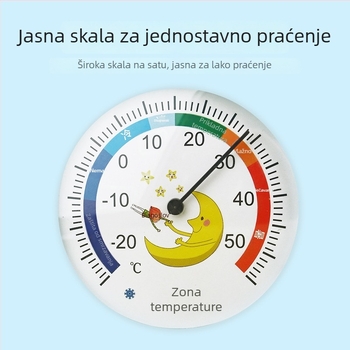 Unutarnji termometar i higrometar, stolni dizajn s crtanim za dječju sobu, Marka Jiazeda, Kućna uporaba, Glavna tržišta: Kina, Licencirane privatne marke: Da