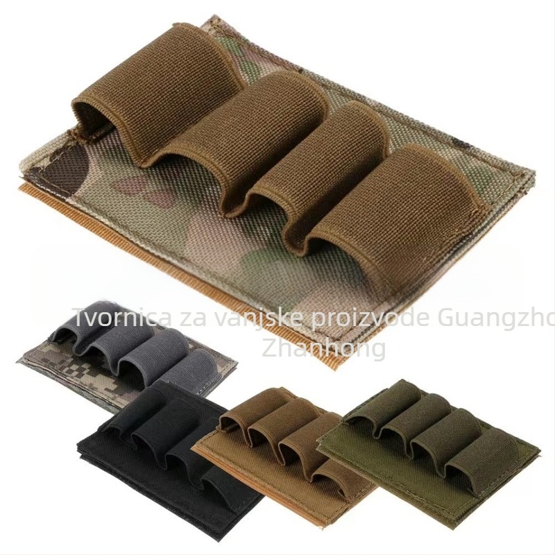 Taktična torbica za pojas sa zatvaranjem na Velcro i elastičnim pretinčem – otporna na habanje, proširiva, najlonska tkanina s podstavom za vanjske sportske aktivnosti