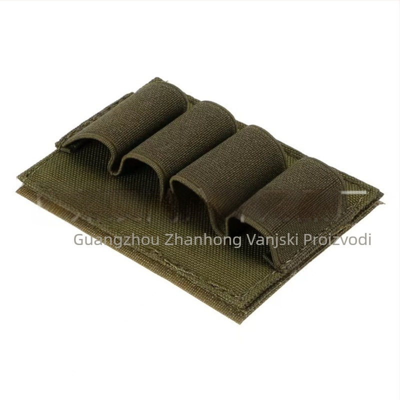 Taktična torbica za pojas sa zatvaranjem na Velcro i elastičnim pretinčem – otporna na habanje, proširiva, najlonska tkanina s podstavom za vanjske sportske aktivnosti