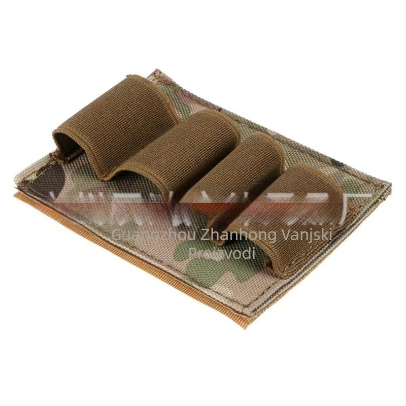 Taktična torbica za pojas sa zatvaranjem na Velcro i elastičnim pretinčem – otporna na habanje, proširiva, najlonska tkanina s podstavom za vanjske sportske aktivnosti