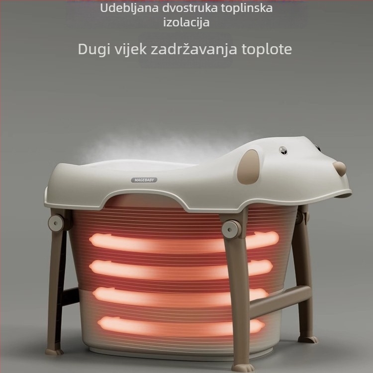 Magebaby Sklopiva dječja kadica za kupanje, PP materijal