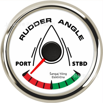 Senzor kuta kormila s navojnim montiranjem, LED prikaz, kućište od nehrđajućeg čelika + plastike, 9-32V, 0-190Ω