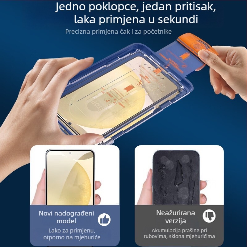 Nintendo Switch2 Staklena zaštita zaslona – prednja, HD, antiotisak prsta