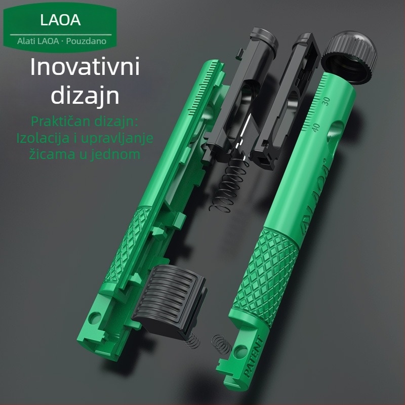 Organizator mrežnih kablova u obliku olovke — Razdvajanje linija i skidanje izolacije, Težina 0.02