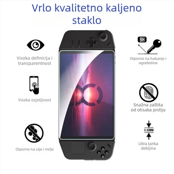 Staklena zaštita zaslona za Lenovo Legion Go S – 0.25 mm, 99% prozirnosti, Arc Edge HD, za prijenosnu konzolu Legion Go S