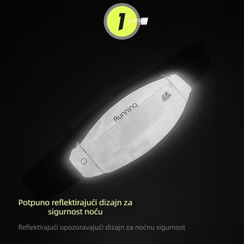 Oduk sportska pojas torba – reflektirajući materijal, vodootporna, ultra lagana, proširiva, smanjenje opterećenja; za vanjske sportove