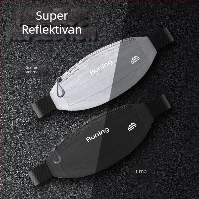 Oduk sportska pojas torba – reflektirajući materijal, vodootporna, ultra lagana, proširiva, smanjenje opterećenja; za vanjske sportove