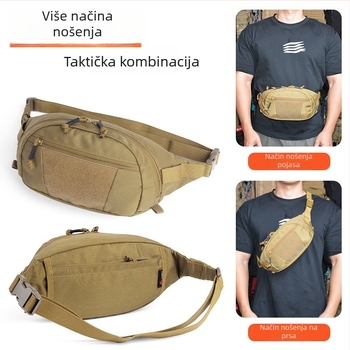 Pojasna torba za sport za aktivnosti na otvorenom — Oxford tkanina, prozračna, vodootporna, otporna na habanje, unisex