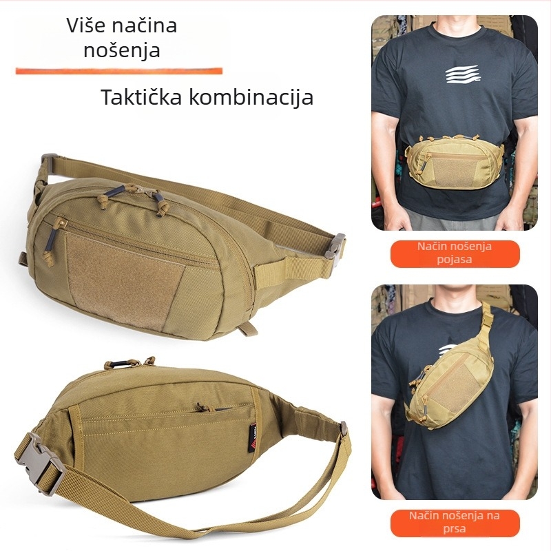 Pojasna torba za sport za aktivnosti na otvorenom — Oxford tkanina, prozračna, vodootporna, otporna na habanje, unisex