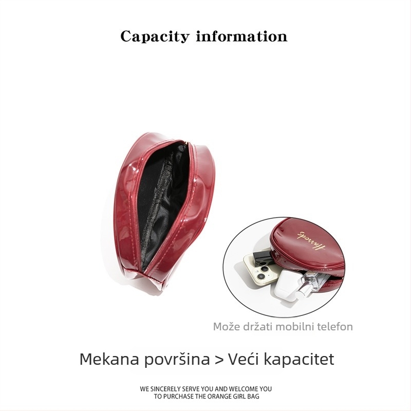 Kozmetička torbica MABULA, Elegantni zreli ženski stil, PU materijal, proljeće 2025, svakodnevna upotreba