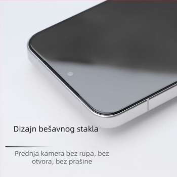 Kaljeno staklo zaštitnik zaslona za iQOO 13 – mat završetak, potpuno prekrivanje zaslona, otključavanje otiskom prsta