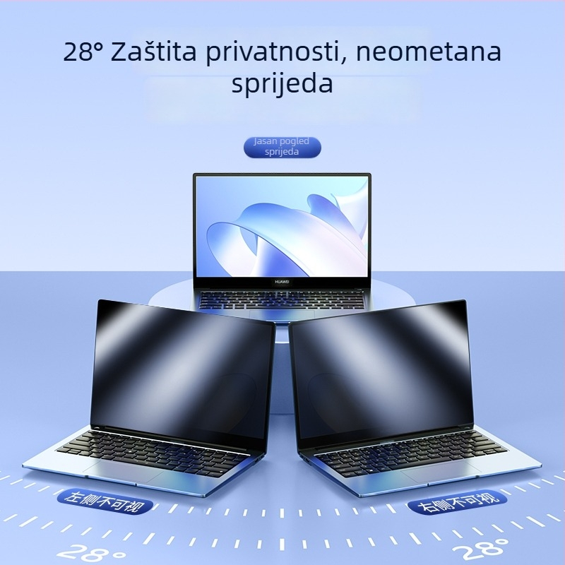 14-inčni zaštitni film za privatnost za prijenosna i stolna računala, kompatibilan s Apple MacBook Pro i Huawei