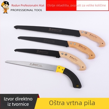 Orton vrtna pila za rezanje SK5 čelik, ravna oštrica, za vanjsko rezanje stabala i voćnih grana