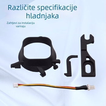 Dreamcast Sega igraća konzola – mini ventilator instalacijski komplet, 3D tiskano, brushless hlađenje, model NGC, ABS, 31 g