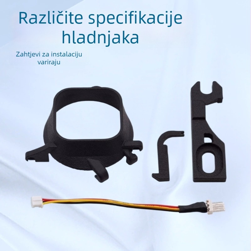 Dreamcast Sega igraća konzola – mini ventilator instalacijski komplet, 3D tiskano, brushless hlađenje, model NGC, ABS, 31 g
