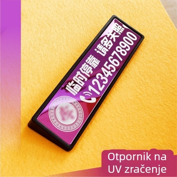 tongo Metalna pločica za postavljanje BF001 s laserskim graviranjem i tiskom logotipa, prilagodljivo obradivanje