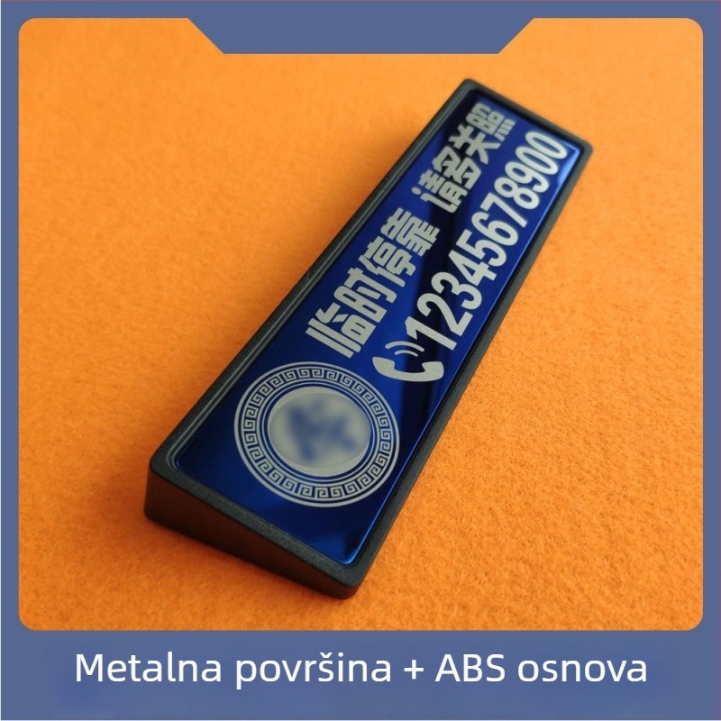 tongo Metalna pločica za postavljanje BF001 s laserskim graviranjem i tiskom logotipa, prilagodljivo obradivanje