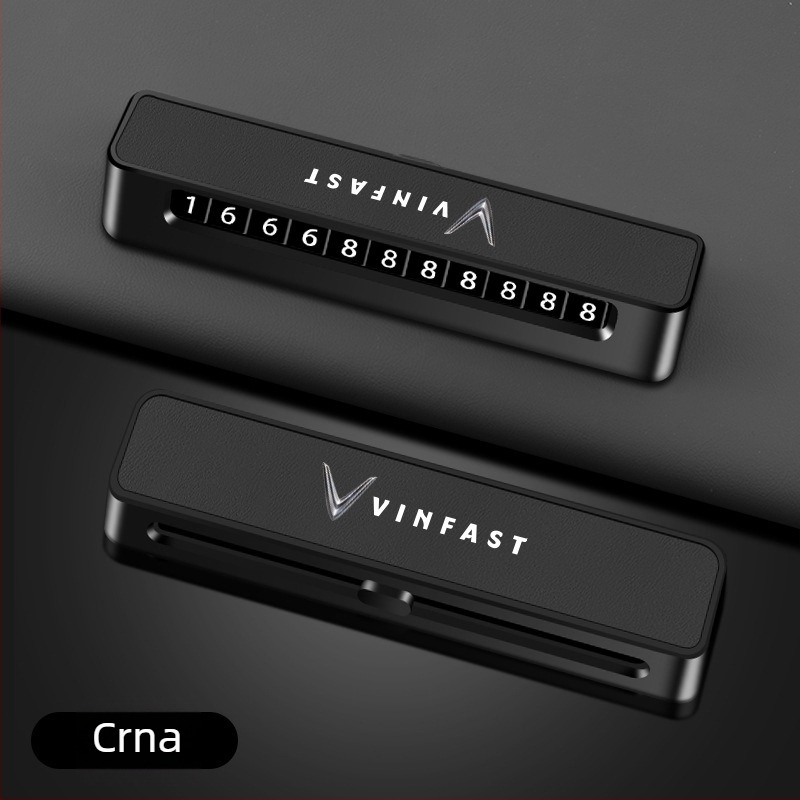 Privremena pločica za parkiranje za VINFAST VF8, skriveni tip, model 001, Universal, bez logotipa