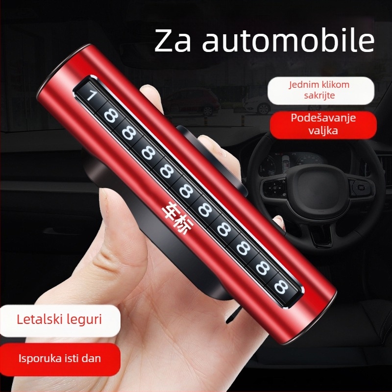 Privremena ploča za parkiranje za Toyota Avalon, RAV4, Camry, CH-R, Levin — metal, marka Shadow, bez prilagođavanja