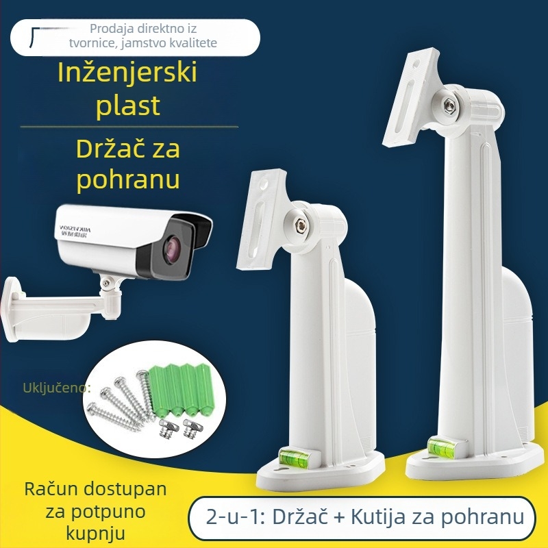 Zidni nosač kamere, plastični, injekcijski oblikovani, univerzalna rotacija, za unutarnju i vanjsku upotrebu