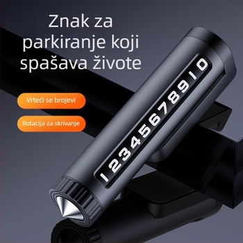 Metalni znak za parkiranje, marka YJ, model YJ051, skriveni tip, tiskano logo