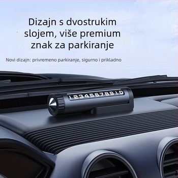 Metalni znak za parkiranje, marka YJ, model YJ051, skriveni tip, tiskano logo