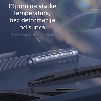 Metalni znak za parkiranje, marka YJ, model YJ051, skriveni tip, tiskano logo