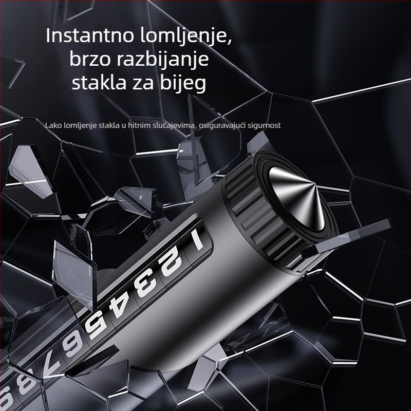 Metalni znak za parkiranje, marka YJ, model YJ051, skriveni tip, tiskano logo